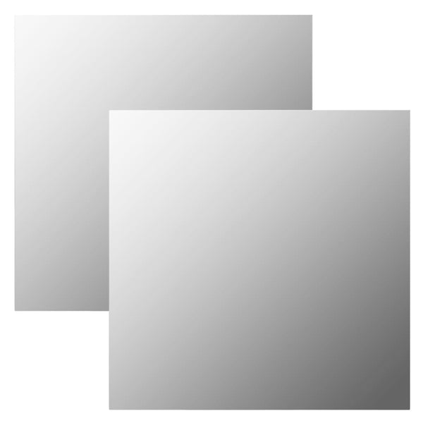 Wall 2 Pcs 50X50 Cm Square Glass Mirrors