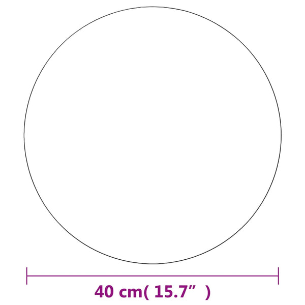 Wall 2 Pcs 40 Cm Round Glass Mirrors