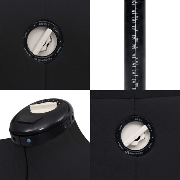 Dress Form Female Black M Size 40 46 Mannequins