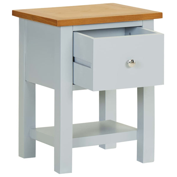 Nightstand 36X30x47 Cm Solid Oak Wood Bedside Tables