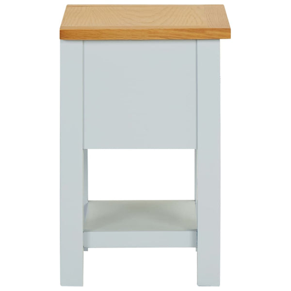 Nightstand 36X30x47 Cm Solid Oak Wood Bedside Tables