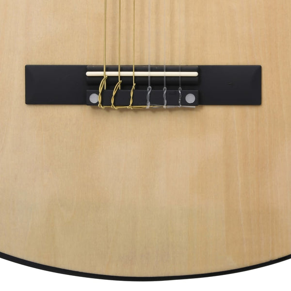 12 Piece Classical Guitar Beginner Set 4/4 39 Inches