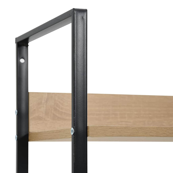 Vidaxl 4 Layer Book Shelf Oak 60X27.6X124.5 Cm Engineered Wood Bookshelves