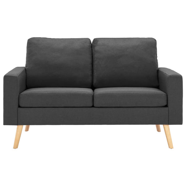 Vidaxl 2 Seater Sofa Dark Grey Fabric Sofas Armchairs & Couches