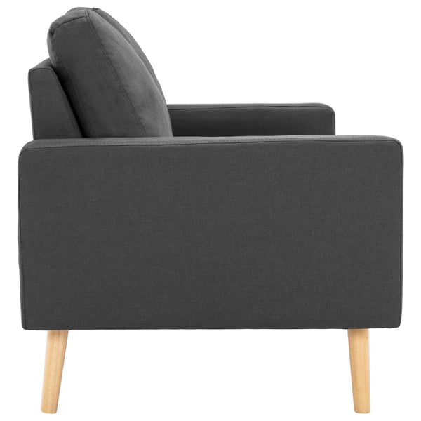 Vidaxl 2 Seater Sofa Dark Grey Fabric Sofas Armchairs & Couches