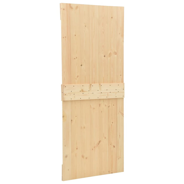 Door 80X210 Cm Solid Pine Wood Barn Doors