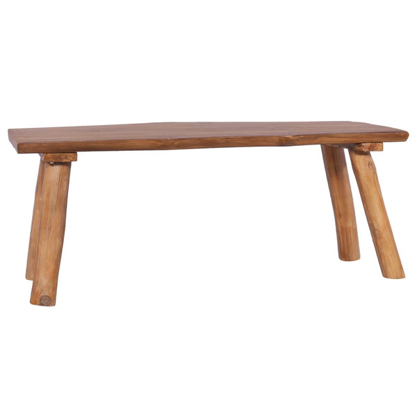Vidaxl Garden Bench 120 Cm Solid Teak Wood Patio Benches