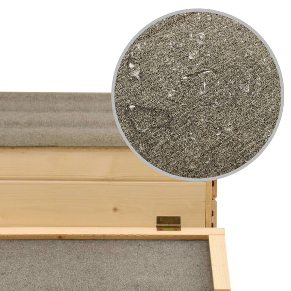 Solid Pinewood Chicken Cage With Steel Wire Mesh And Water Resistant Roof Pet Enclosure Small Animal Cages & Hutches