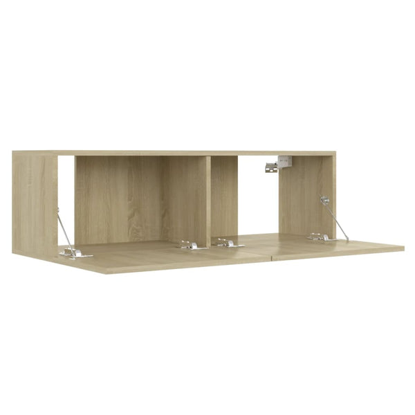 Tv Cabinet Sonoma Oak 100X30x30 Cm Engineered Wood Tv Stands & Entertainment Units