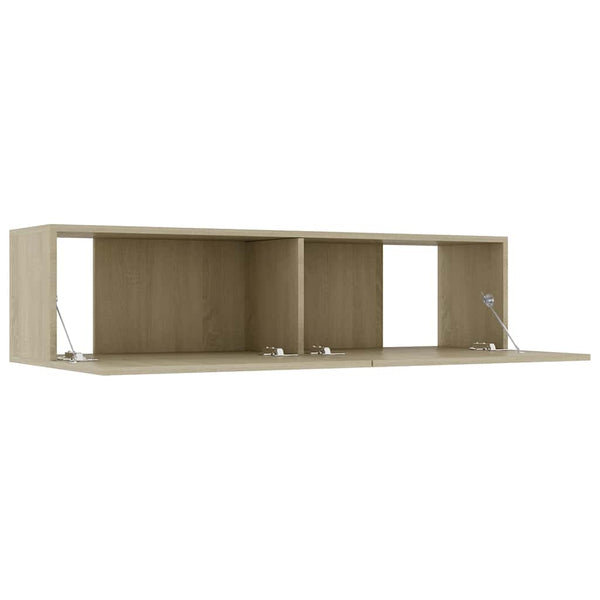 Tv Cabinet Sonoma Oak 120X30x30 Cm Engineered Wood Tv Stands & Entertainment Units