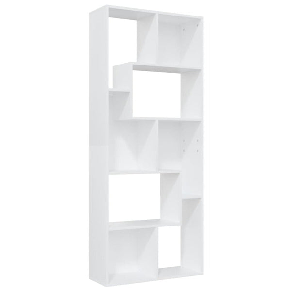 Vidaxl Book Cabinet White 67X24x161 Cm Engineered Wood Cabinets & Cupboards