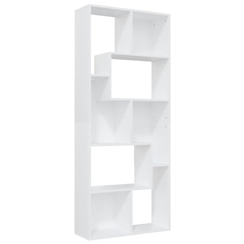 Vidaxl Book Cabinet White 67X24x161 Cm Engineered Wood Cabinets & Cupboards