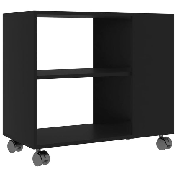 Side Table Black 70X35x55 Cm Engineered Wood Side Tables