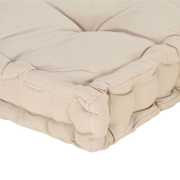 Vidaxl Pallet Floor Cushions 2 Pcs Cotton Beige Cushions & Decorative Pillows