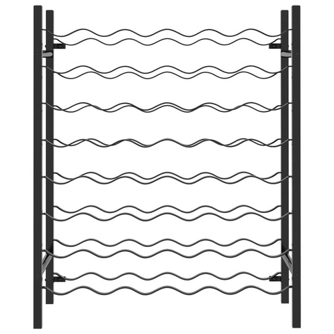 Wine Rack For 48 Bottles Black Metal Racks