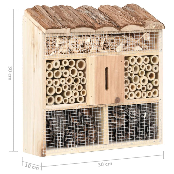 Insect Hotel 30X10x30 Cm Firwood