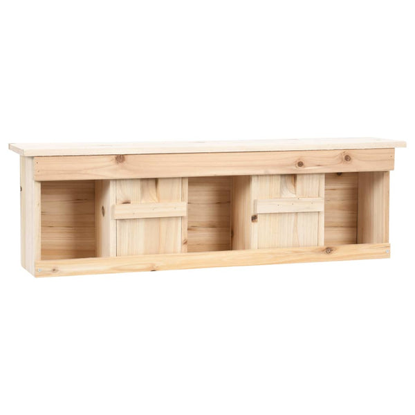 Vidaxl Sparrow House With 5 Rooms 68X15x21 Cm Firwood Bird Houses