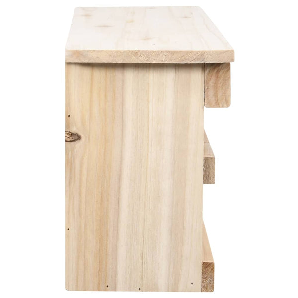 Vidaxl Sparrow House With 5 Rooms 68X15x21 Cm Firwood Bird Houses