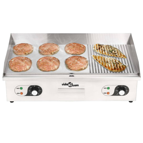 Vidaxl Electric Griddle Stainless Steel 4400 W 71X43x23.5 Cm Grills & Griddles