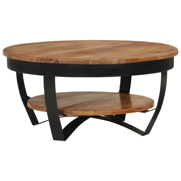 Coffee Table 65X65x32 Cm Solid Acacia Wood Coffee Tables