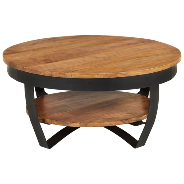 Coffee Table 65X65x32 Cm Solid Acacia Wood Coffee Tables