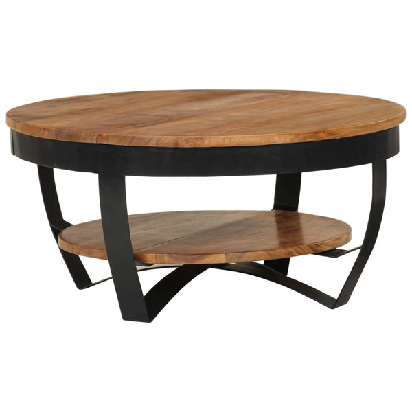 Coffee Table 65X65x32 Cm Solid Acacia Wood Coffee Tables