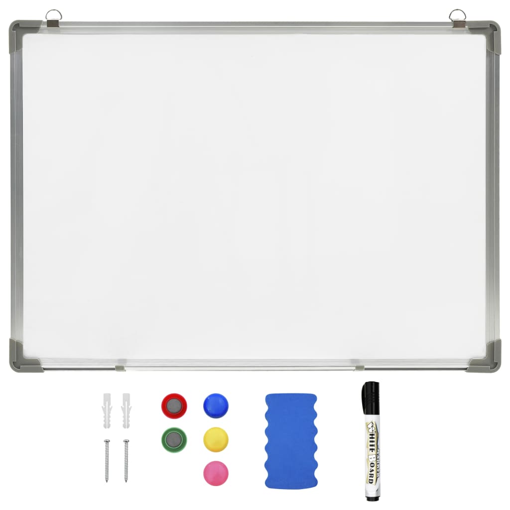 Vidaxl Magnetic Dry Erase Whiteboard 70X50 Cm Steel Whiteboards