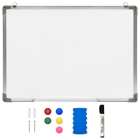 Vidaxl Magnetic Dry Erase Whiteboard 70X50 Cm Steel Whiteboards