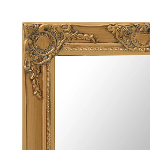 Wall Mirror Baroque Style 50X60 Cm Gold Mirrors