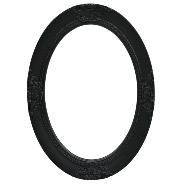 Wall Mirror Baroque Style 50X70 Cm Black Mirrors