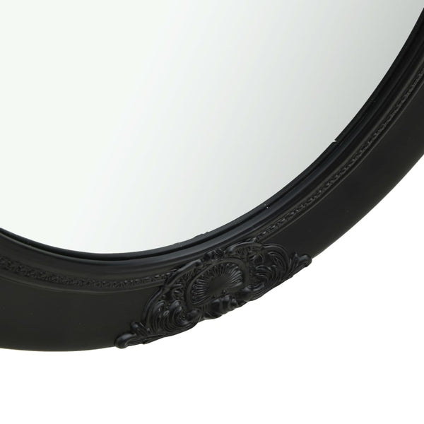 Wall Mirror Baroque Style 50X70 Cm Black Mirrors