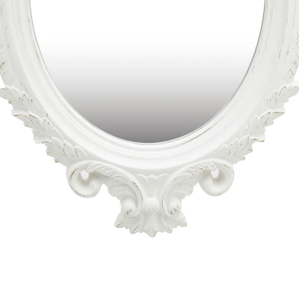 Wall Mirror Castle Style 56X76 Cm White Mirrors