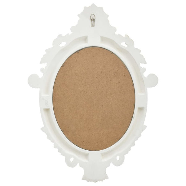 Wall Mirror Castle Style 56X76 Cm White Mirrors