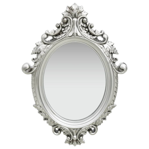 Wall Mirror Castle Style 56X76 Cm Silver Mirrors