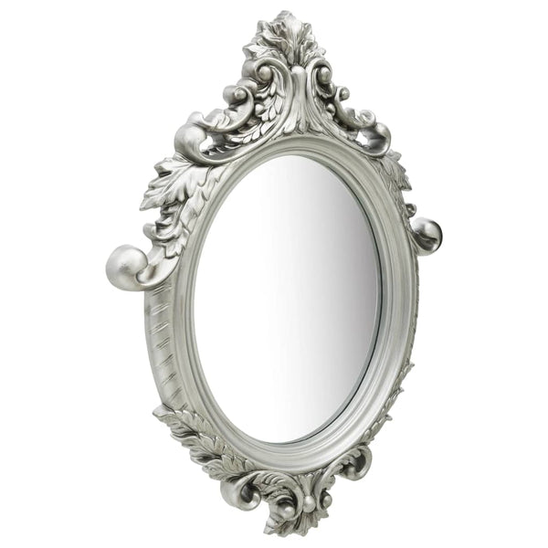 Wall Mirror Castle Style 56X76 Cm Silver Mirrors