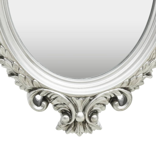 Wall Mirror Castle Style 56X76 Cm Silver Mirrors