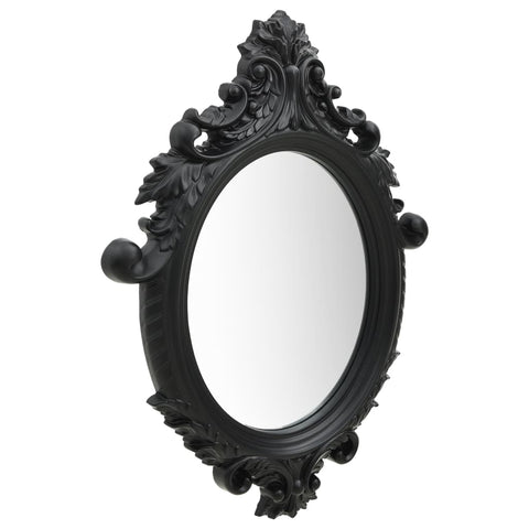 Wall Mirror Castle Style 56X76 Cm Black Mirrors