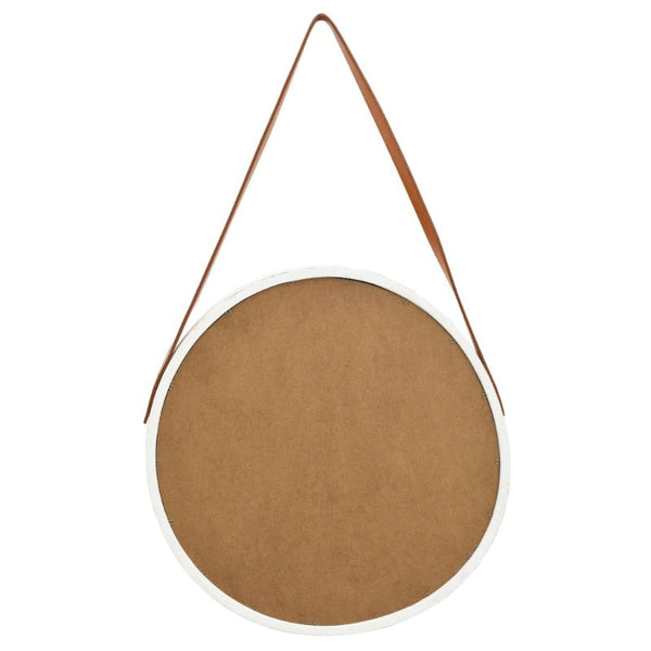Mirrors Wall Mirror With Strap 50 Cm White