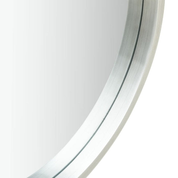 Mirrors Wall Mirror With Strap 60 Cm Silver