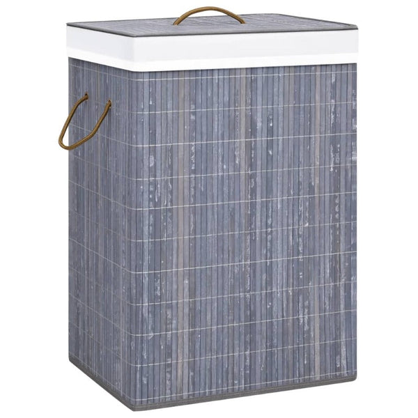 Bamboo Laundry Basket With Single Section