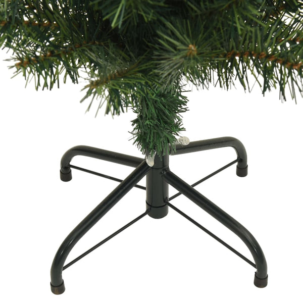 Vidaxl Slim Artificial Christmas Tree With Stand Green 210 Cm Pvc Seasonal Decorations