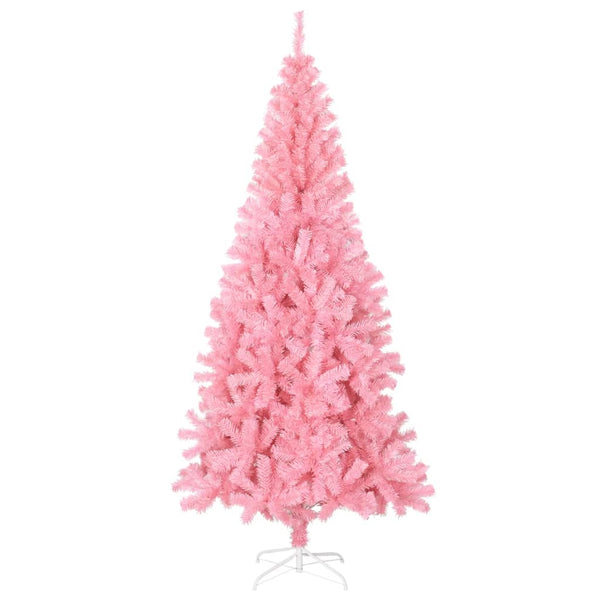 Vidaxl Artificial Christmas Tree With Stand Pink 180 Cm Pvc Seasonal Decorations