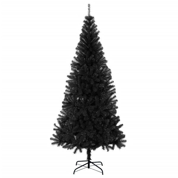Vidaxl Artificial Christmas Tree With Stand Black 180 Cm Pvc Seasonal Decorations