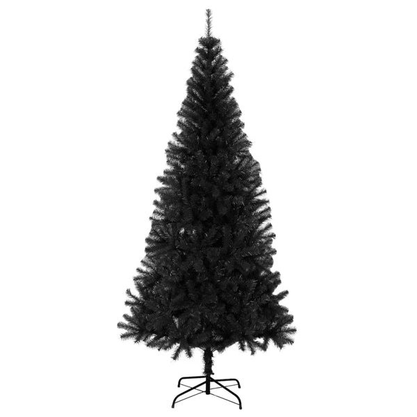 Vidaxl Artificial Christmas Tree With Stand Black 210 Cm Pvc Seasonal Decorations