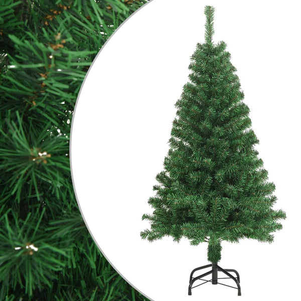 Artificial Christmas Tree With Thick Branches Green 150 Cm Pvc Seasonal Decorations