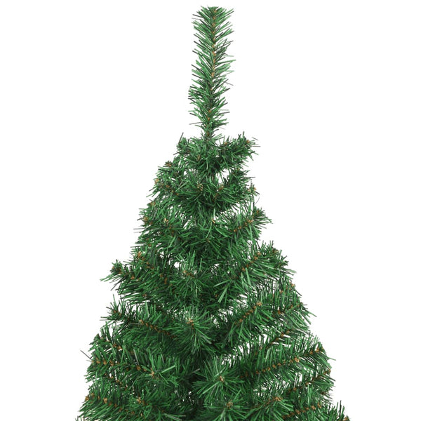 Artificial Christmas Tree With Thick Branches Green 180 Cm Pvc Seasonal Decorations
