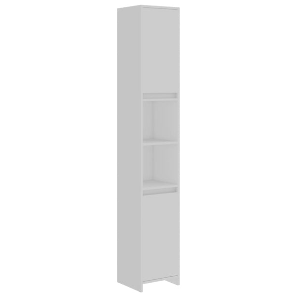 Bathroom Cabinet White 30X30x183.5 Cm Engineered Wood Bathroom Cabinets