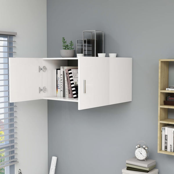 Wall Mounted Cabinet White 80X39x40 Cm Engineered Wood Cabinets & Cupboards
