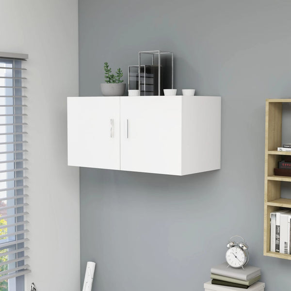 Wall Mounted Cabinet White 80X39x40 Cm Engineered Wood Cabinets & Cupboards