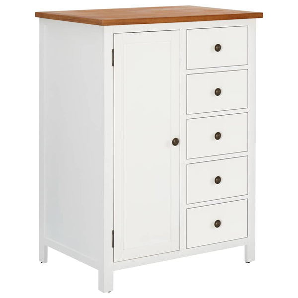 Vidaxl Wardrobe 76X52x105 Cm Solid Oak Wood Wardrobes